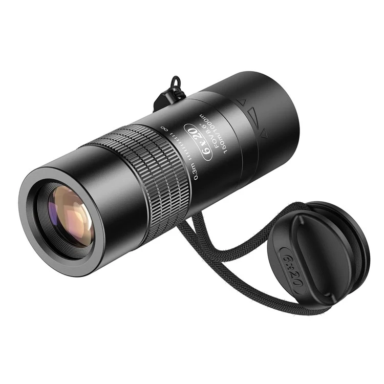 APEXEL APL-JS Lentes Telefoto Mini Monocular de Zoom 6X para Smartphones, com Cordão para Turismo, Camping e Observação de Pássaros