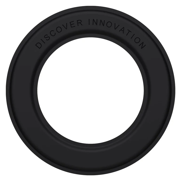 NILLKIN 2Pcs Universal Mobile Phone Round Magnetic Sticker Rings for Magsafe Wireless Charger - Black