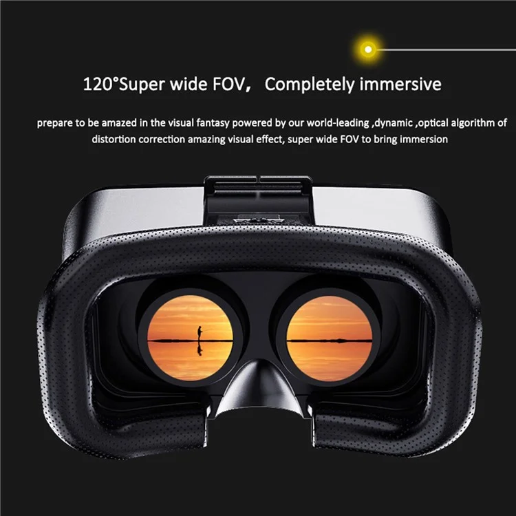 VRPARK J30 3D Virtual Reality Brille mit Headset Helm VR Brille für 4,5-6,7 Zoll Mobiltelefone