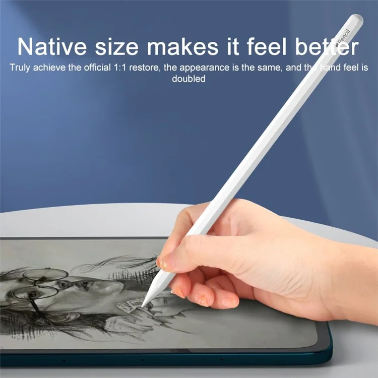 Puntas de lápiz para Apple Pencil de 1ª / 2ª generación, puntas de bolígrafo transparentes de 7.0 mm de latón con muelle corto para iPad Pencil