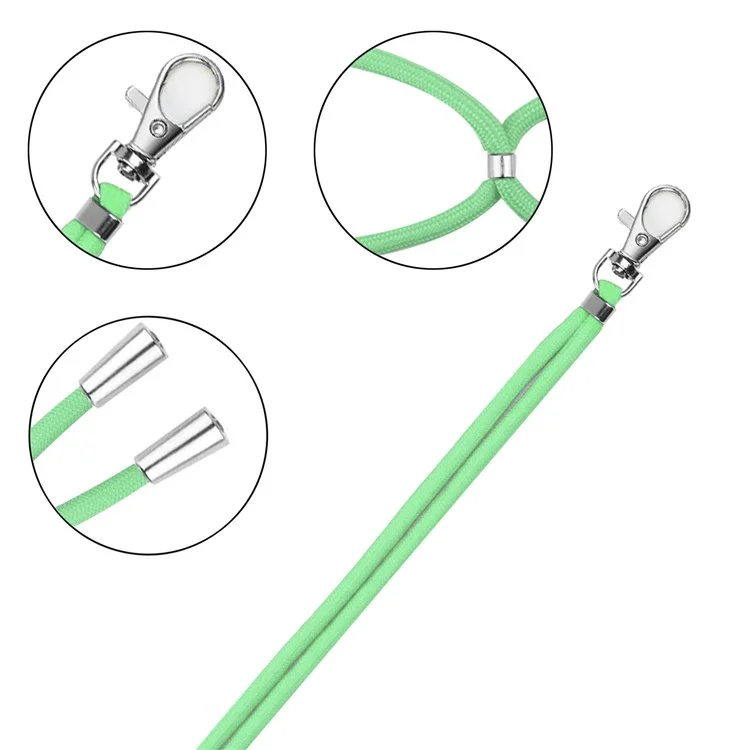 Cuerda Del Teléfono Del Cuerpo De Crossbody Universal Con Parche Ajustable Strap Strap Teléfono Celdejo Cuello Cuello - Aguacate Verde