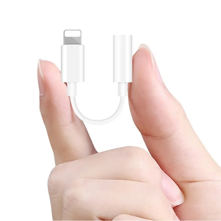 Adaptateur audio FONEMAX 3,5 mm femelle vers Lightning mâle (certifié MFi)