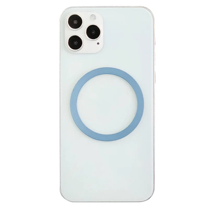 Magnetic Adapter Ring Wireless Charging Conversion Kit with Sticker for Magnetic Wireless Charger - Baby Blue