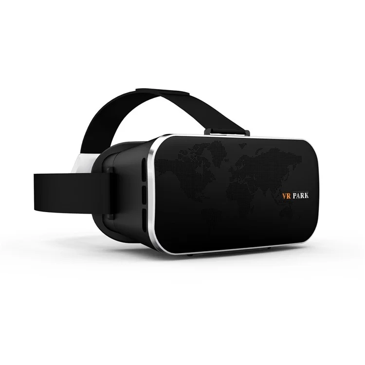 VR PARK V3 Virtual Reality VR 3D Video Glasses Headset with Black Remote Controller