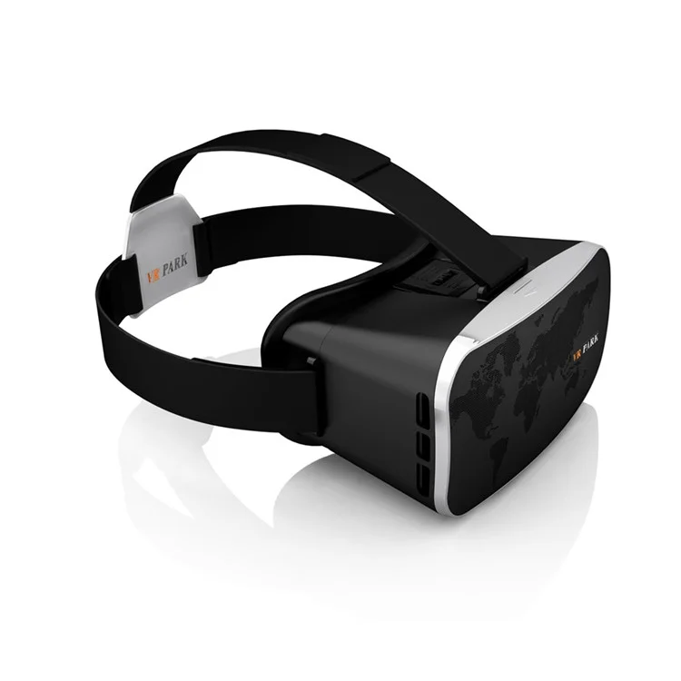 VR PARK V3 Virtual Reality VR 3D Video Glasses Headset with Black Remote Controller