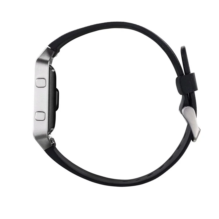 Soft Silicone Sports Watchband for Fitbit Blaze - Black