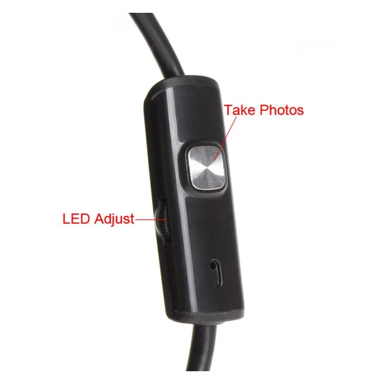 1m AN97 Waterproof Micro USB Endoscope Inspection with 6 LED for OTG Function Android Phone