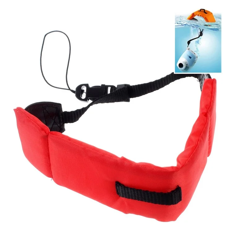 LINGLE Universal Waterproof Floating Camera Wrist Strap for Underwater GoPro etc Action Camera - Red