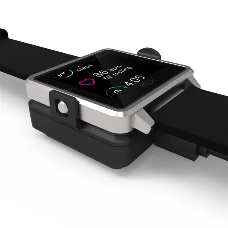 SINCETOP Clip-on 400mAh Power Bank Charging Dock for Fitbit Blaze - Black