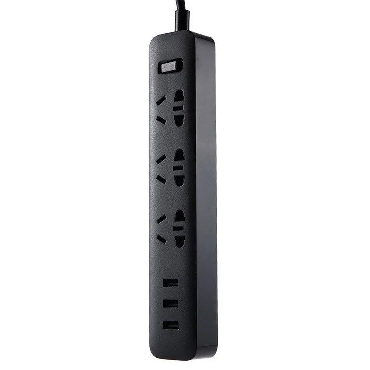 XIAOMI Multi-purpose Smart Power Strip with 3 USB Charging Port - CN Plug / Black