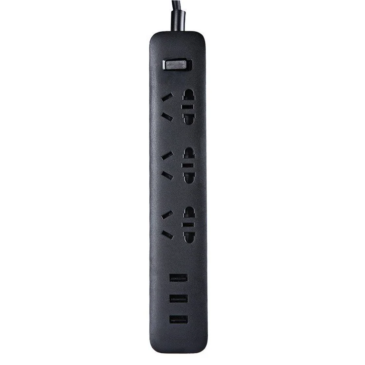 XIAOMI Multi-purpose Smart Power Strip with 3 USB Charging Port - CN Plug / Black