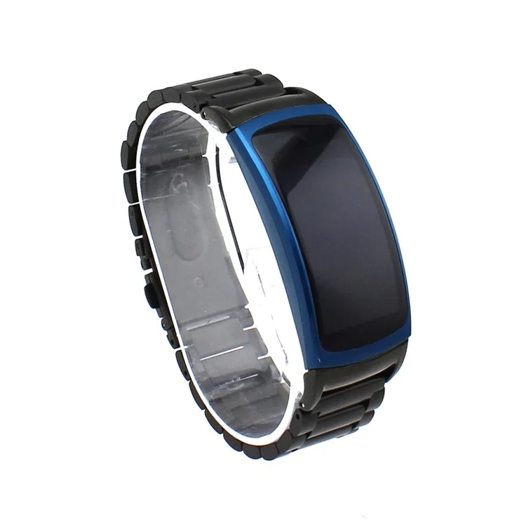 Stainless Steel Watch Strap for Samsung Gear Fit 2 SM-R360 - Black
