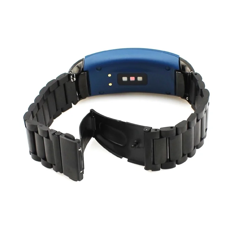 Stainless Steel Watch Strap for Samsung Gear Fit 2 SM-R360 - Black