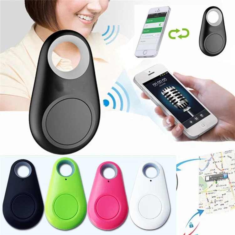 Mini Bluetooth 4.0 Allarme Anti-perso A Due Vie Smart Tracker Supporto Per La Foto - Nero