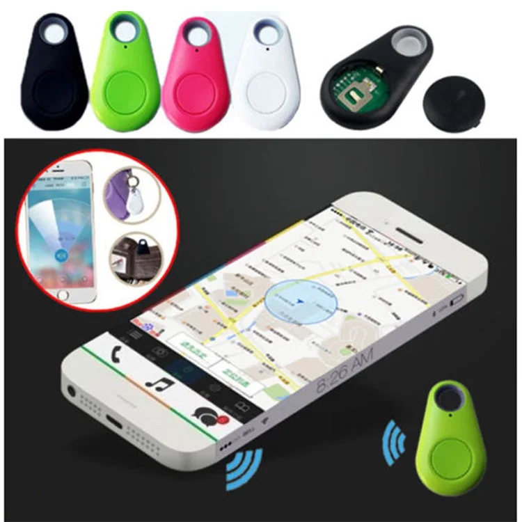 Mini Bluetooth 4.0 Two-way Anti-perdido Alarme Smart Tracker Support Photo Taking - Preto