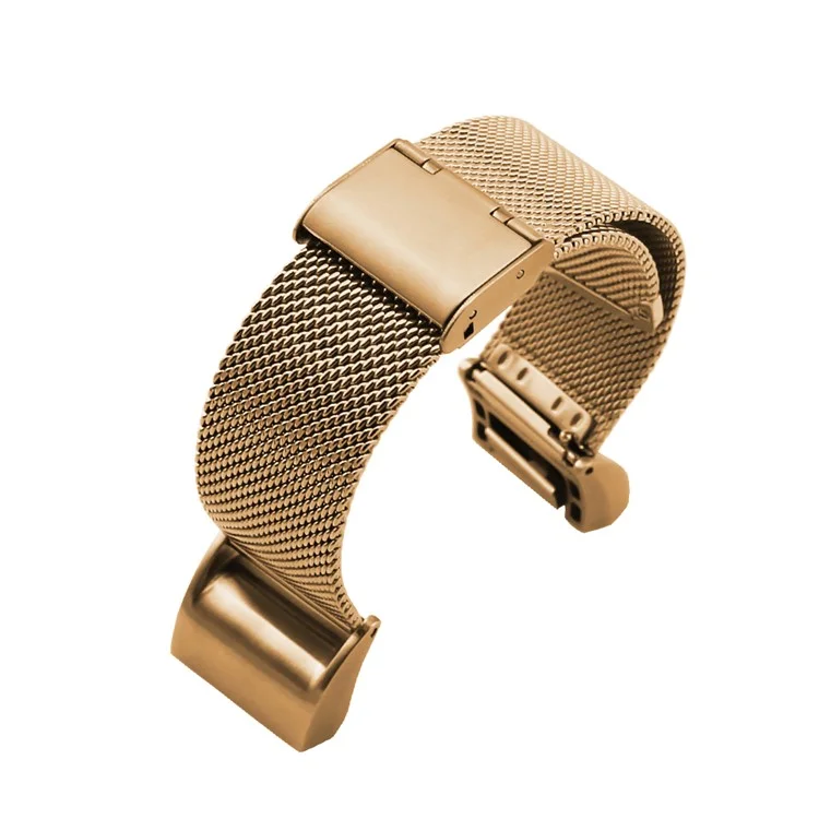 Pulsera de acero inoxidable con malla para Fitbit Charge 2 - Color oro rosa