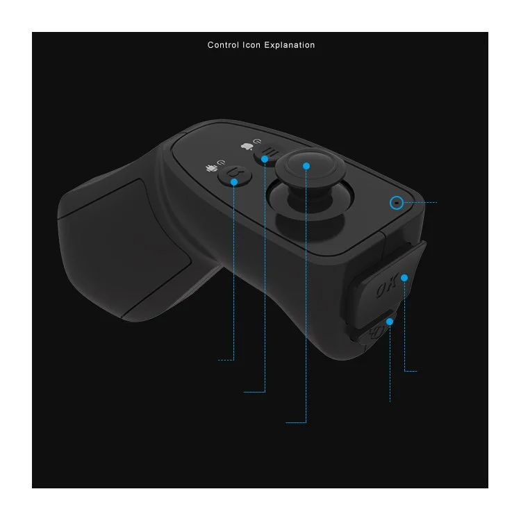 VR SHINECON 2 Wireless Bluetooth Gamepad Remote Controller Support iOS Android