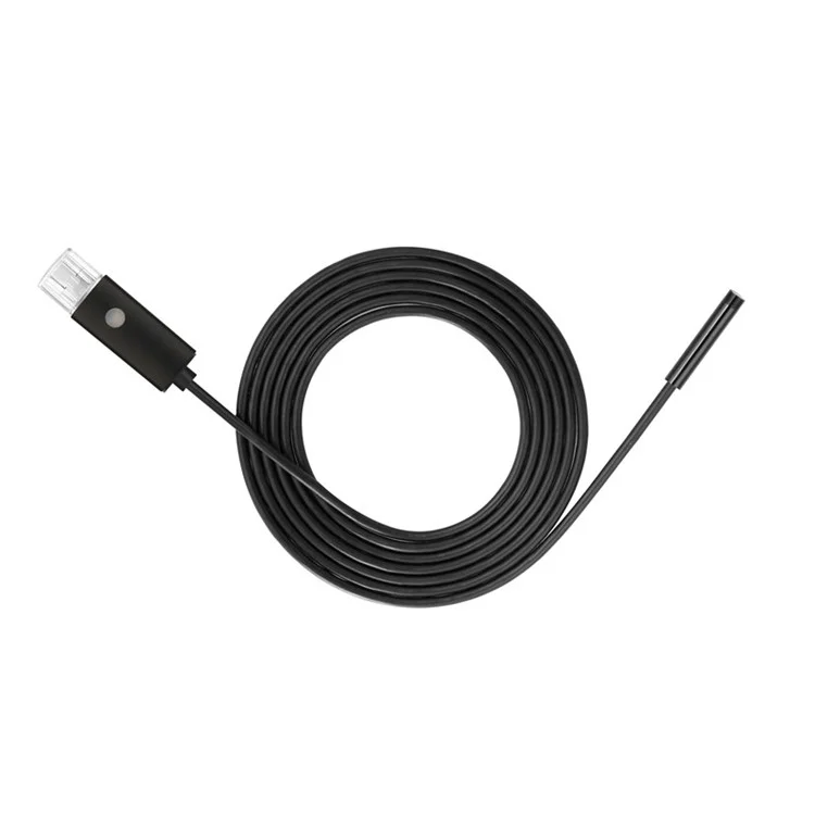 AN99 2M 8mm 6-LED 2.0MP HD 720P Android PC USB Waterproof Endoscope Inspection Video Camera - Black