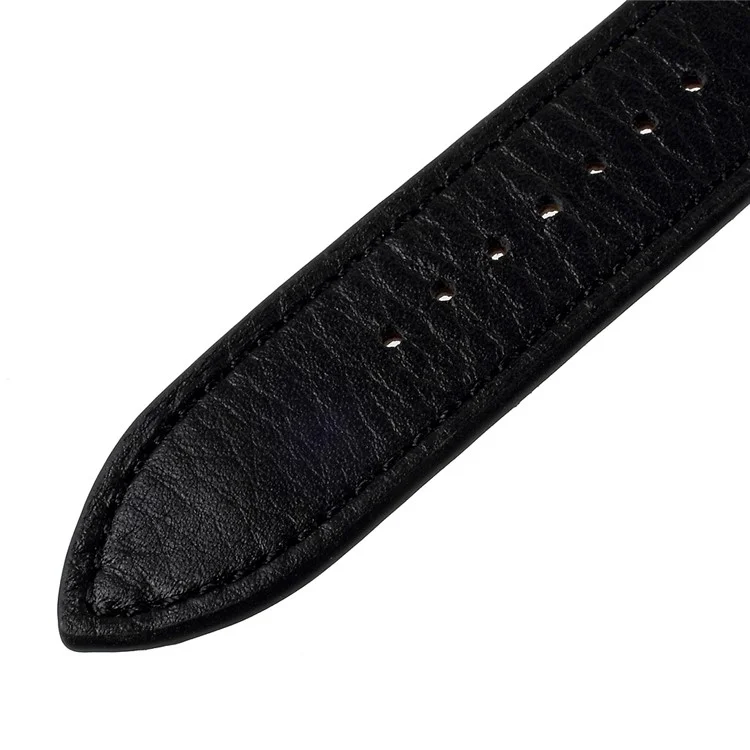 Single Tour Genuine Leather Watch Band for Apple Watch Series 3 Series 1 Series 2 42mm - Black