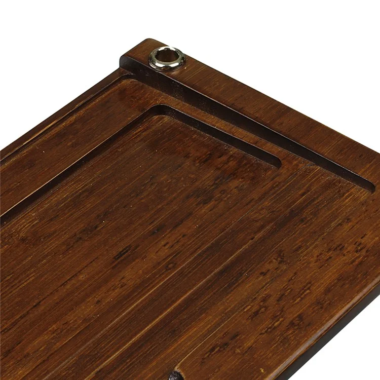 SAMDI Wooden Keyboard Tray Stand for Apple iMac Bluetooth Keyboard 2 Generation - Walnut Wood