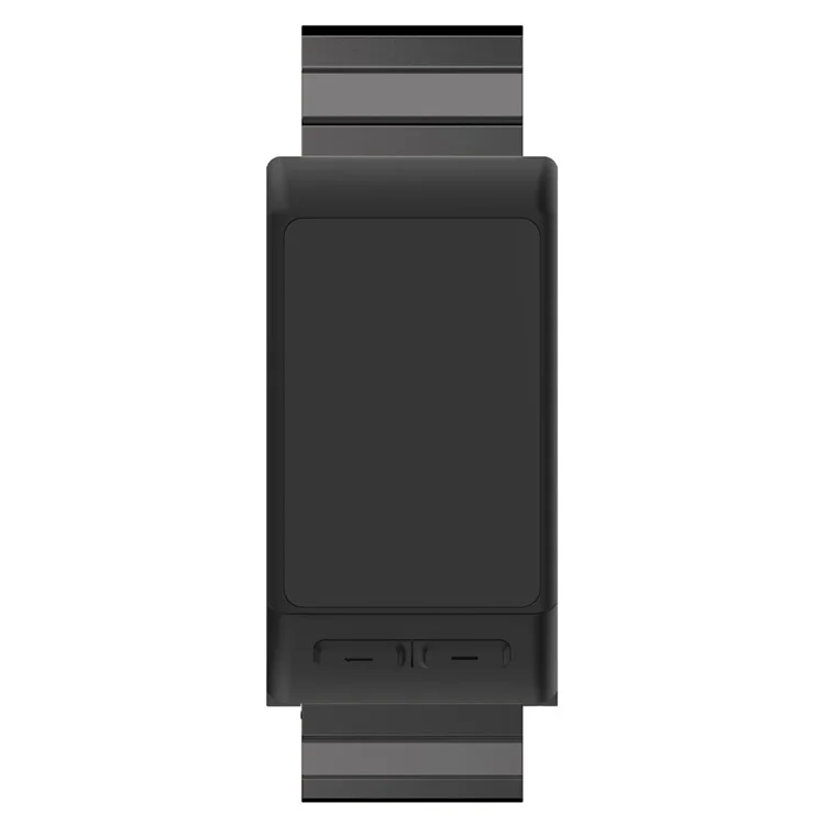 Solid 316 Stainless Steel Chain Watch Band for Garmin Vivoactive HR - Black