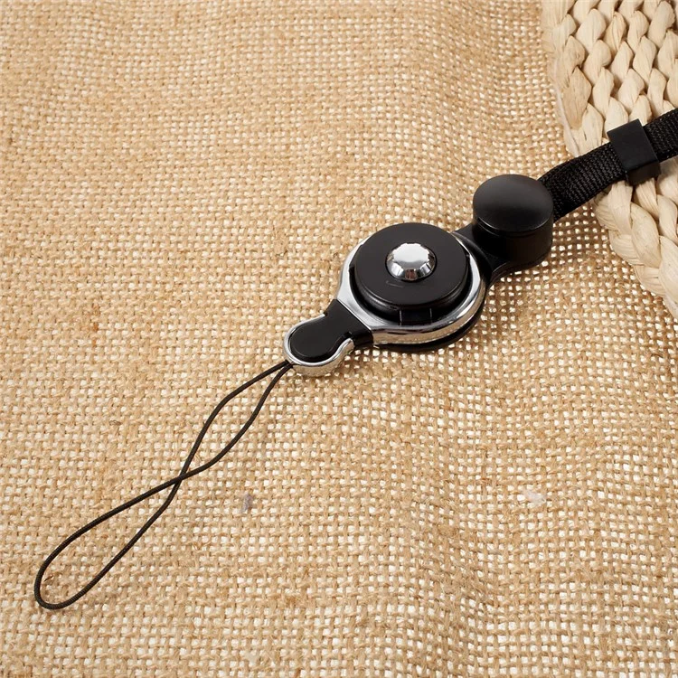 Detachable Long Lanyard Neck Strap for Cell Phone Camera iPod etc - Black