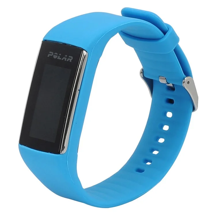 For Polar A360 Soft Silicone Adjustable Watch Band Replacement Wrist Strap - Blue