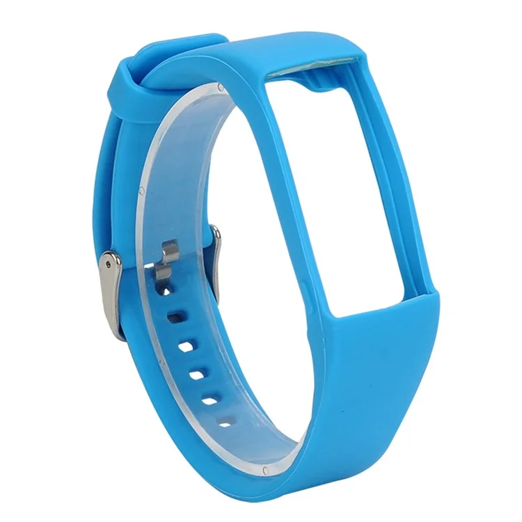 For Polar A360 Soft Silicone Adjustable Watch Band Replacement Wrist Strap - Blue