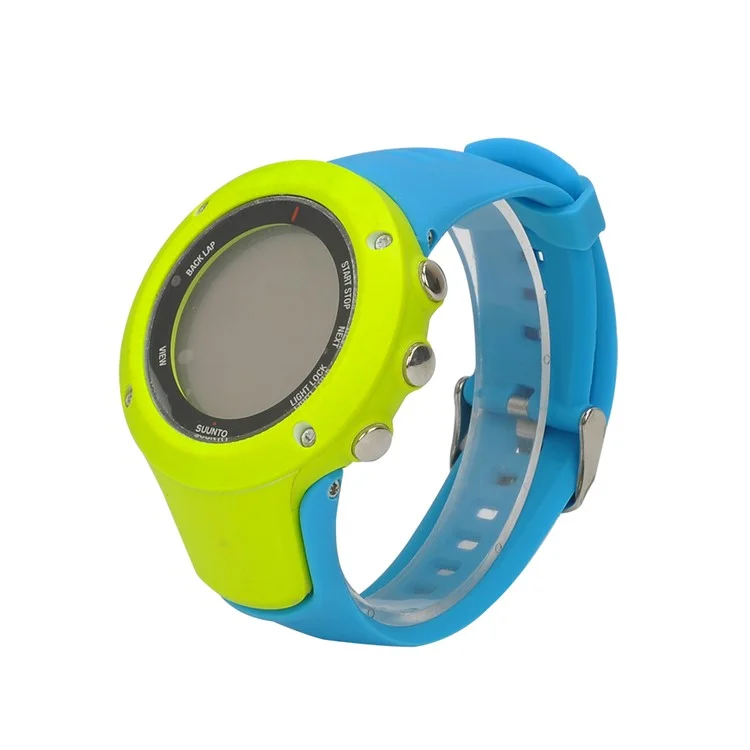 Gandes De Sport Silicone Pour Suunto Ambit 1/2/3, Remplacement De La Sangle De Montre Intelligente Réglable - Bleu Foncé