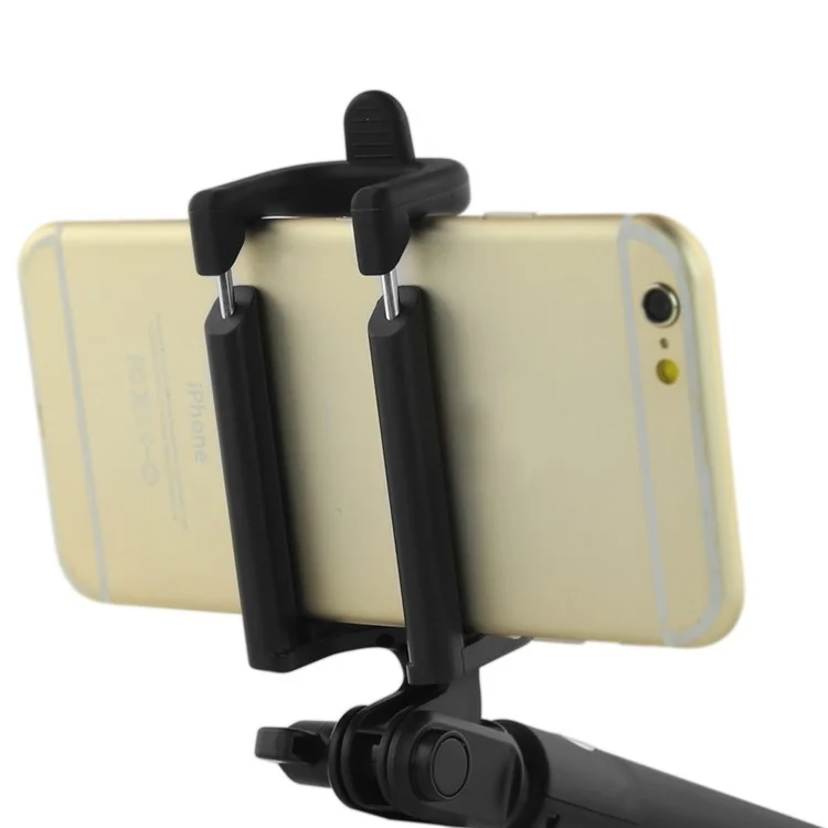 PIERRE CARDIN PCQ-E07 Bluetooth Selfie Monopod Rotary Selfie Stick for iPhone 7 Etc. - Black