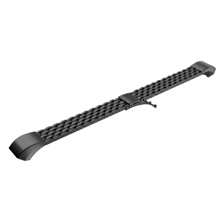 Luxury Stainless Steel Band Strap for Fitbit Alta Fitness Wristband - Black