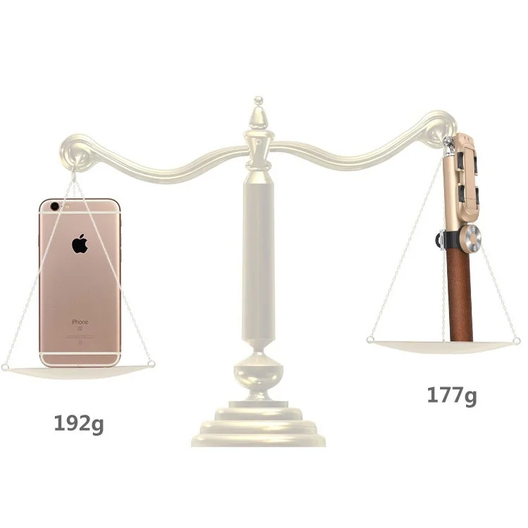 WONEW Selfie Set Extendable Selfie Stick Tripod Mount Adapter with Bluetooth Remote Shutter etc. - Rose Gold Color