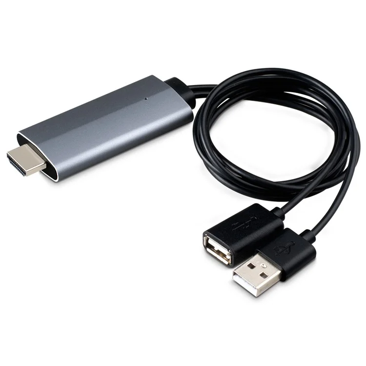 Share HD Display Adapter Audio Cable for iPhone 7 Plus/7, Etc. - Black