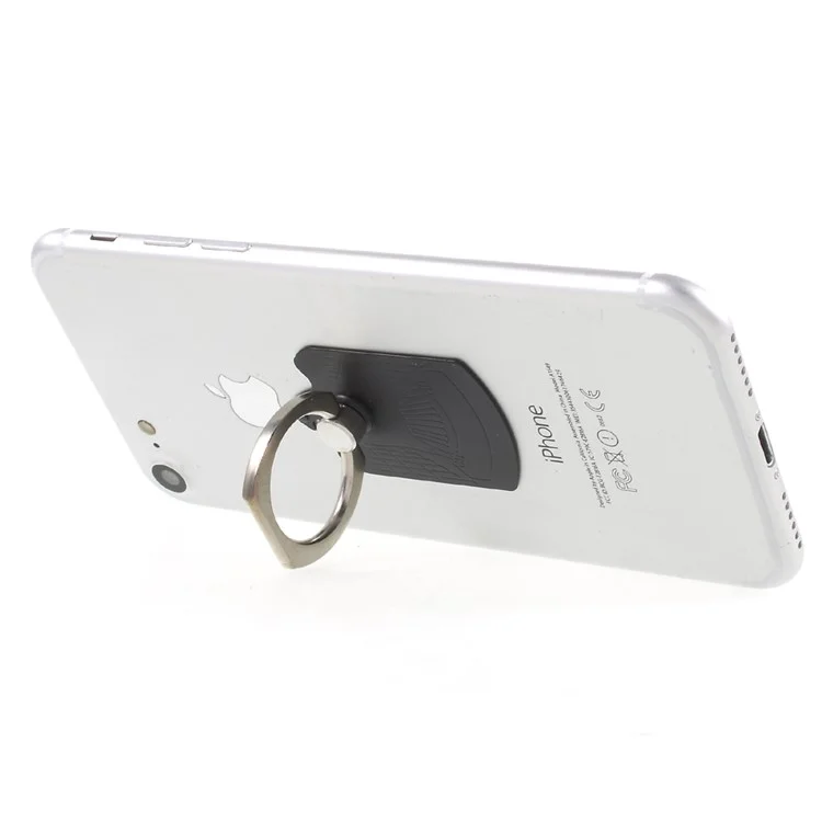 CMZWT CPS-009 Drop-resisting Magnetic Phone Ring Grip Universal Phone Stand - Black