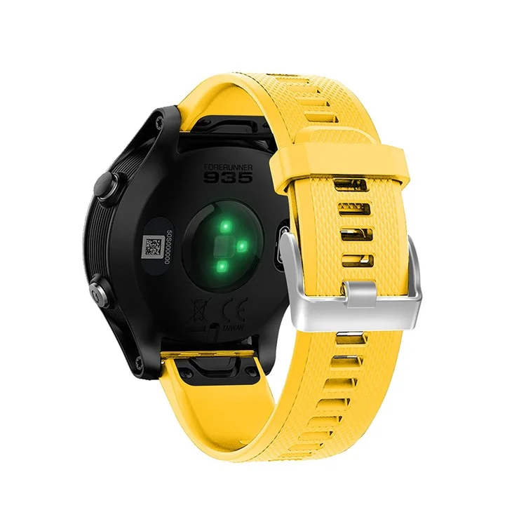 Grande Mumbus Sub Soft Silicone Canda Con Perchle Perchle Per Garmin Freerunner 935 - Giallo