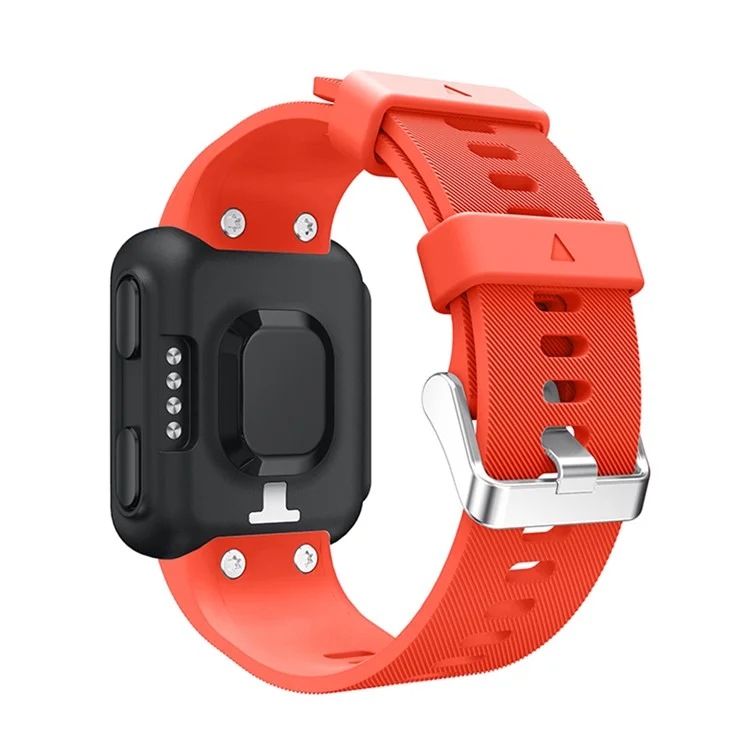 Flexibler Silikon -uhren -band -ersatz Für Garmin Forerunner 35 - Orange