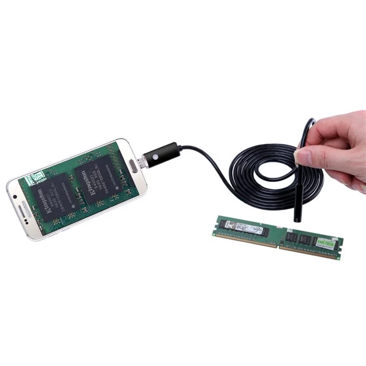 AN99 10 m da 10 m da 7 mm Per la Videocamera di Ispezione Endoscopica Waterproopte USB PC USB USB - Nero