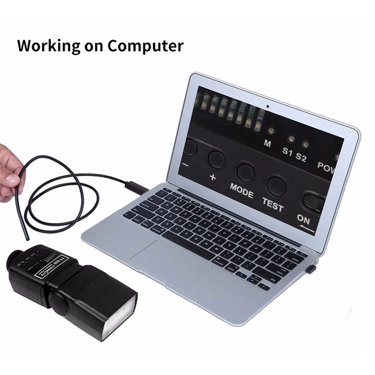 AN99 10 m da 10 m da 7 mm Per la Videocamera di Ispezione Endoscopica Waterproopte USB PC USB USB - Nero