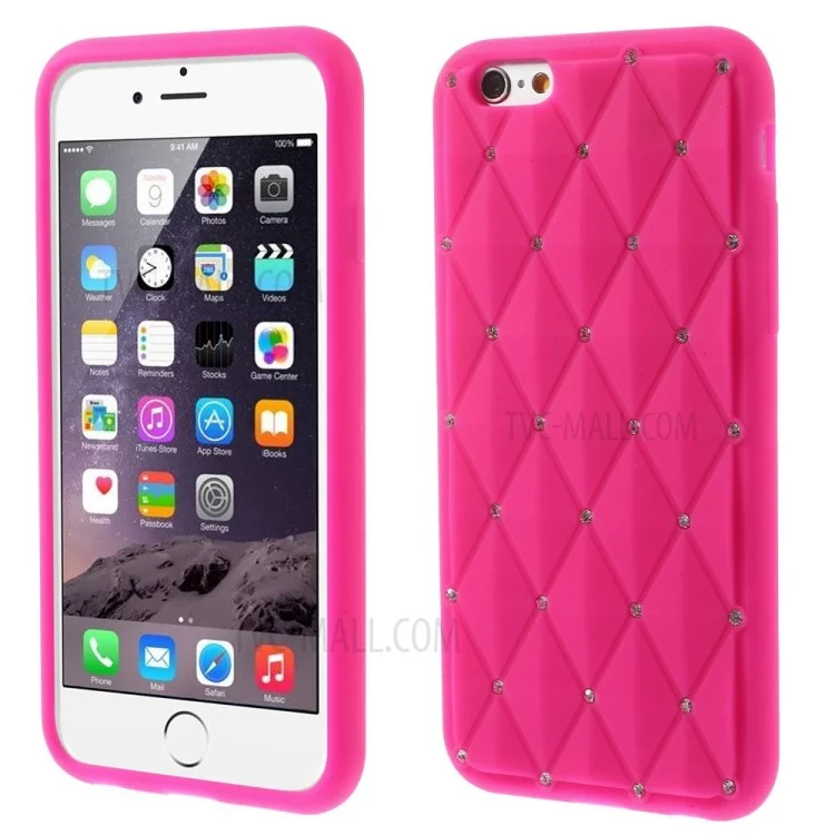 Starry Sky Flexible Silicone Cover for iPhone 6 / 6s 4.7 inch - Rose