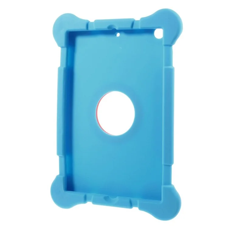 Raised Dots Shock-proof Silicone Case Cover for iPad Mini / Mini 2 / Mini 3 - Blue