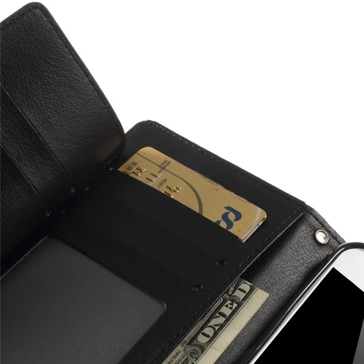 Mercury GOOSPERY Rich Diary Wallet Leather Case for iPhone 6s 6 4.7 inch - Black