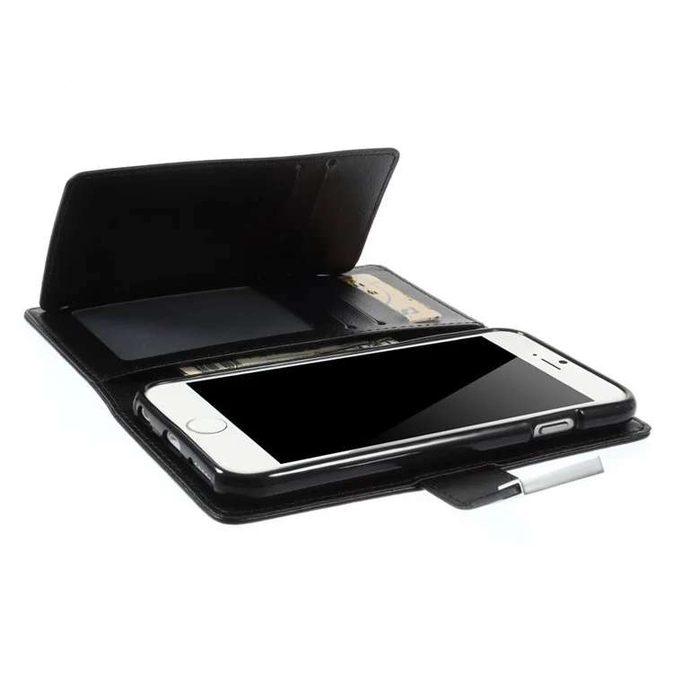 Mercury GOOSPERY Rich Diary Wallet Leather Case for iPhone 6s 6 4.7 inch - Black