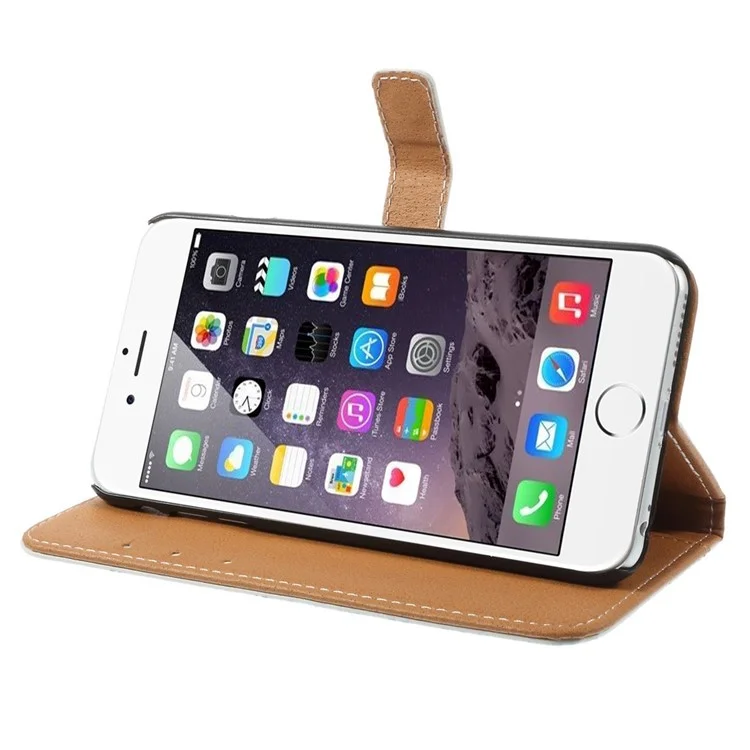Crown & Mandala Wallet Stand Leather Case for iPhone 6 Plus / 6s Plus 5.5 inch