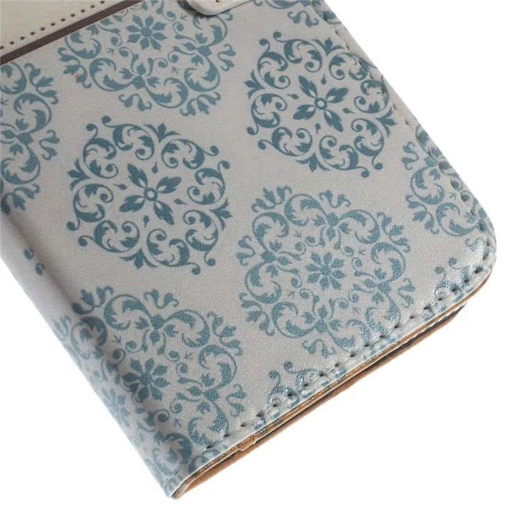 Crown & Mandala Wallet Stand Leather Case for iPhone 6 Plus / 6s Plus 5.5 inch