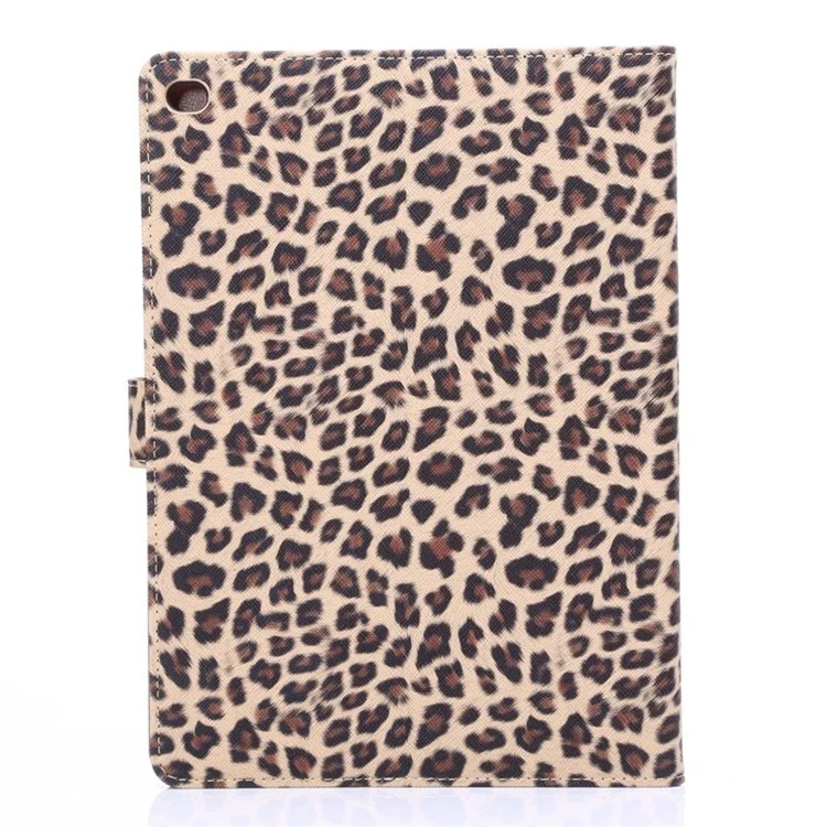 Leopard Texture Wallet Style Smart Leather Cover with Stand for iPad Air 2 - Brown