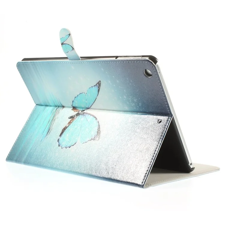 Dreamlike Butterfly for iPad Air Silk Leather Magnetic Stand Protective Shell