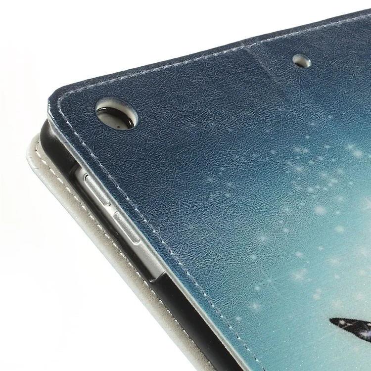 Dreamlike Butterfly for iPad Air Silk Leather Magnetic Stand Protective Shell