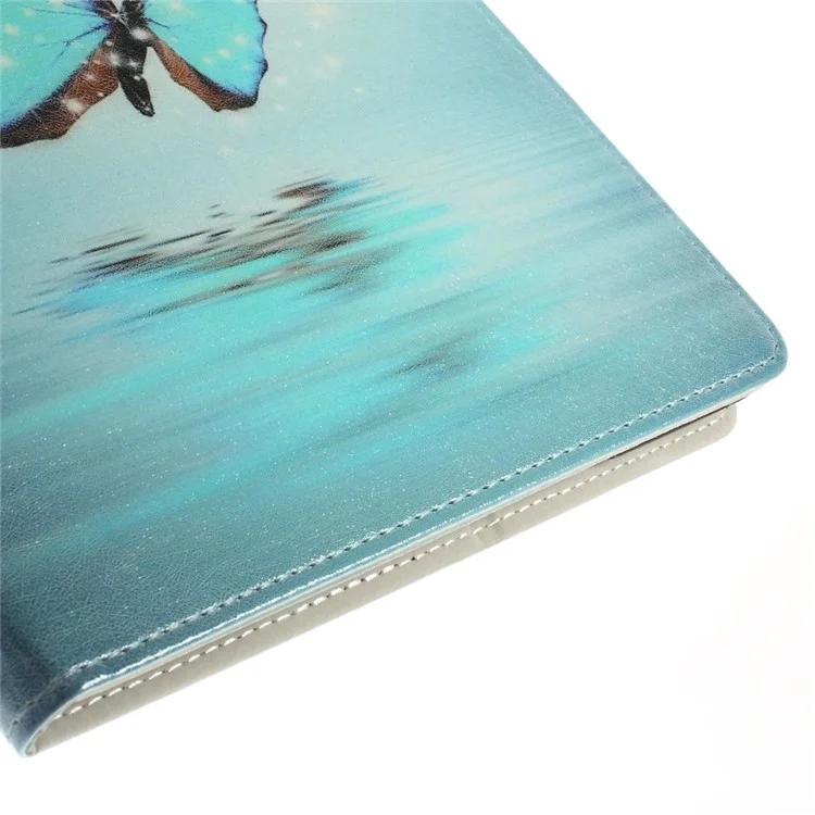 Dreamlike Butterfly for iPad Air Silk Leather Magnetic Stand Protective Shell