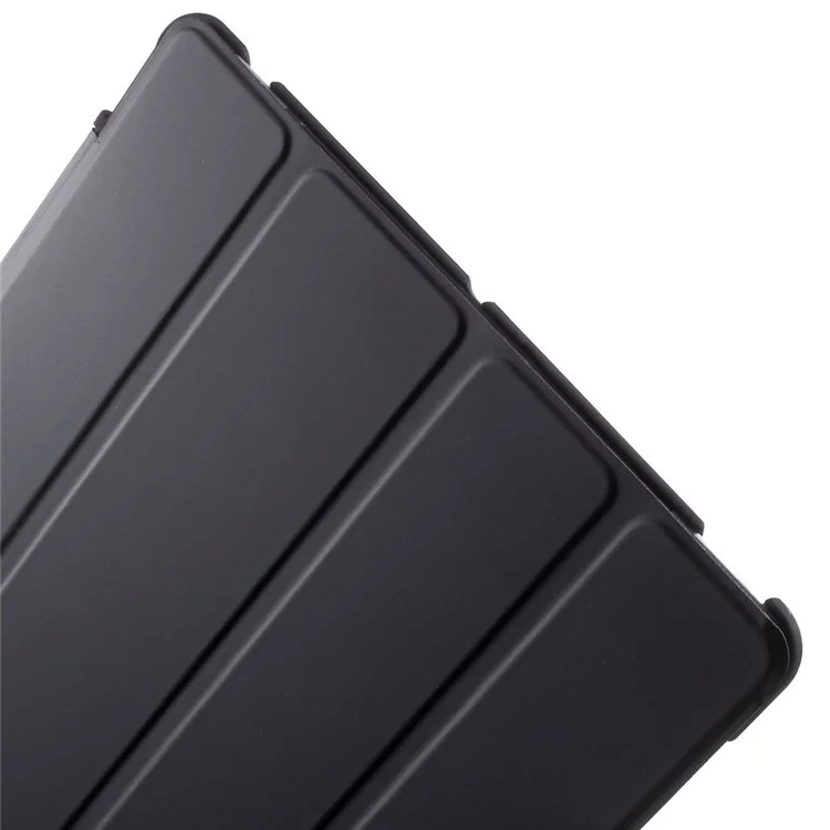 Four-fold Smart Leather Stand Case for iPad 2 3 4 - Black