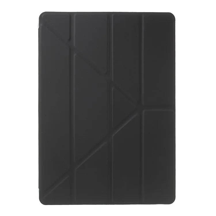 Origami Stand Flip Leather Case for iPad Air - Black